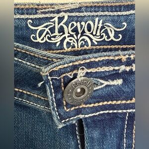 Revolt Jeans Women's Boot Cut - Dark Blue